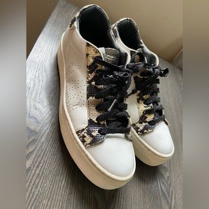 P448 THEA PLATFORM White Sneakers Size EU 40